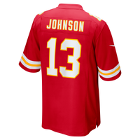 Kansas City Chiefs Nazeeh Johnson Red Game Player Jersey