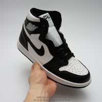 Sneakers, Black White Colorway, Lace Up Design, Casual Gift for Sneaker Fans