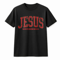 Vintage Christian Christmas Shirt, Jesus the Reason for the Season T-Shirt, Distressed Religious Graphic Tee, Faith Holiday Present T-Shirt