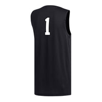 #1 Miami University RedHawks Replica Basketball Jersey - Black