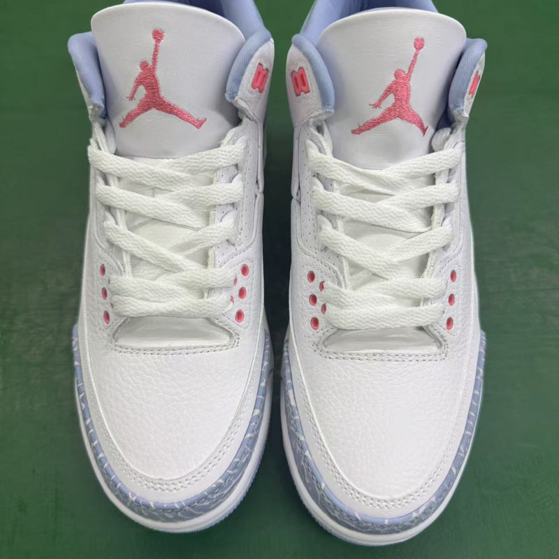 Mid Top Sneakers, White Pink Colorway, Lace Up Design, Casual Gift for Sneaker Fans