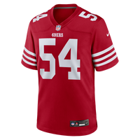 San Francisco 49ers Fred Warner Scarlet Team Game Player Jersey