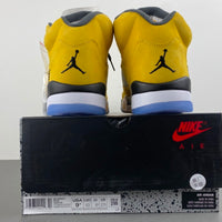 High Top Sneakers, Yellow Colorway, Lace Up Design, Casual Gift for Sneaker Fans