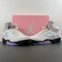 Low Top Sneakers, White Black Pink Colorway, Leather Footwear, Lace Up Design, Casual Gift for Sneaker Fans