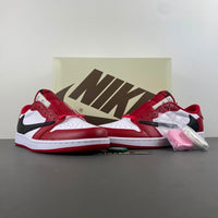 Low Top Sneakers, White Red Colorway, Reverse Hook Design, Lace Up Design, Casual Gift for Sneaker Fans