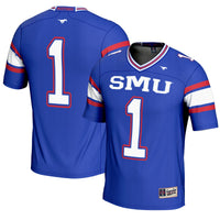 #1 SMU Mustangs Endzone Football Jersey - Royal