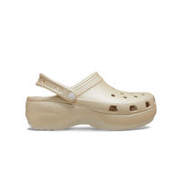 Classic Platform Glitter Clogs - Champagne