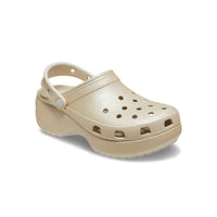 Classic Platform Glitter Clogs - Champagne