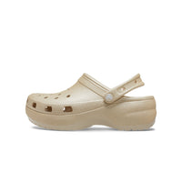 Classic Platform Glitter Clogs - Champagne