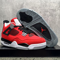 Low Top Sneakers, Red Black Colorway, Lace Up Design, Casual Gift for Sneaker Fans