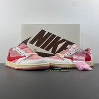 Low Top Sneakers, White Red Pink Colorway, Reverse Hook Design, Lace Up Design, Casual Gift for Sneaker Fans