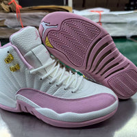High Top Sneakers, White Pink Colorway, Lace Up Design, Casual Gift for Sneaker Fans