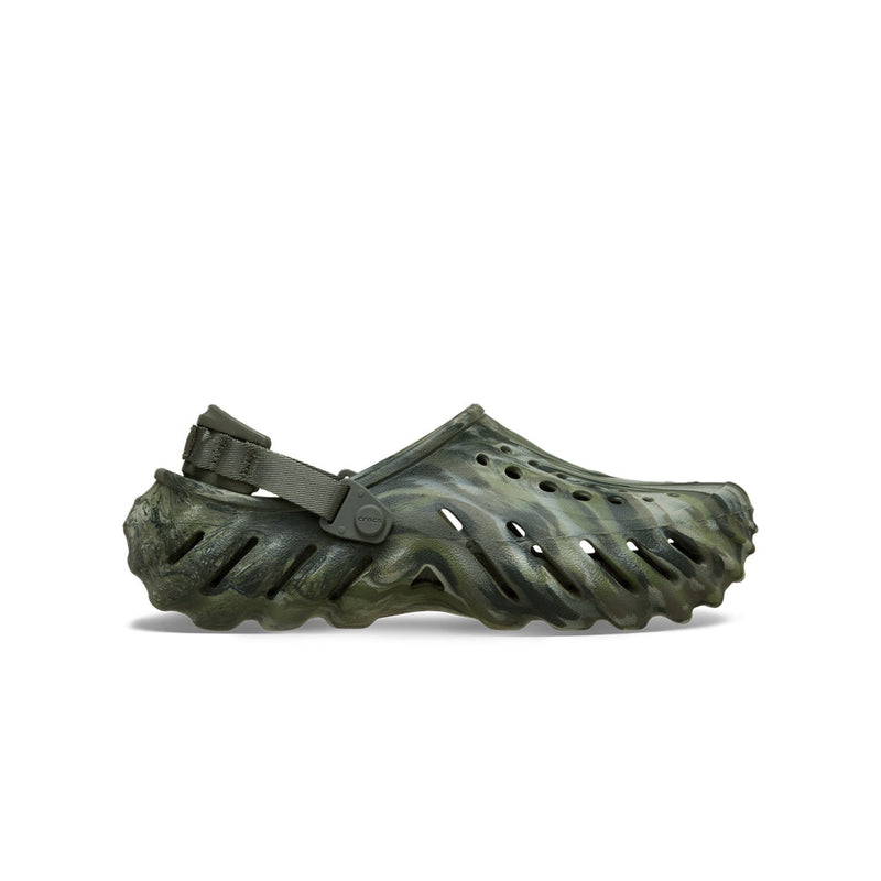 Echo Marbled Clogs - Dusty Olive / Multi