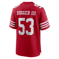 San Francisco 49ers Jaden Dugger Scarlet Team Game Jersey