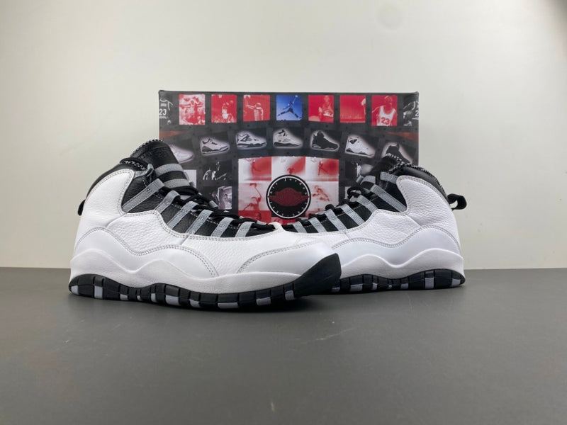 High Top Sneakers, White Black Gray Colorway, Lace Up Design, Casual Gift for Sneaker Fans