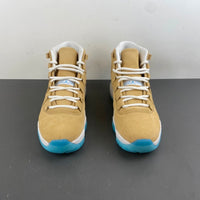 Low Top Sneakers, Lake Green White Yellow Colorway, Lace Up Design, Casual Gift for Sneaker Fans
