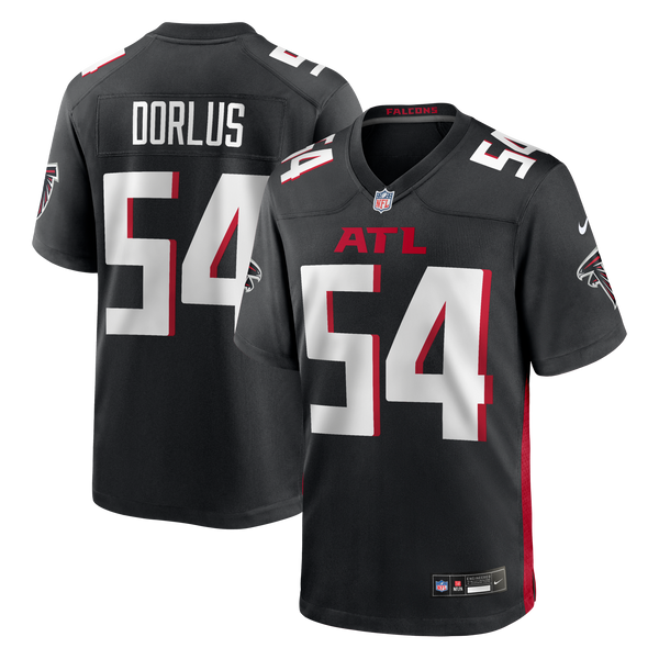 Atlanta Falcons Brandon Dorlus Black Team Game Jersey