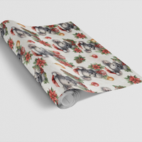Christmas Wrapping Paper, Adorable Koala Santa Hat Wrapping Paper, Adorable Animal Holiday Gift Wrap, Festive Koala Gift Wrapping Paper Roll