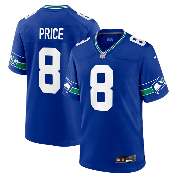Seattle Seahawks Jadarian Price Royal Alternate Game Jersey