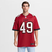 Tampa Bay Buccaneers Owen Wright Red Team Game Jersey