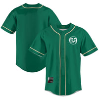 Colorado State Rams Lightweight Baseball Jersey - Green