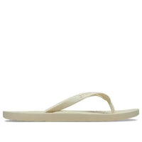 Casual Flip-Flops - Cream White - Style 210089-2Y2