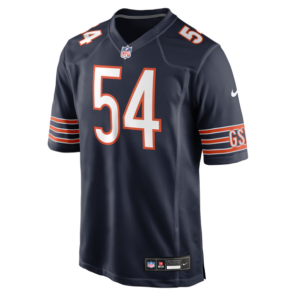 Chicago Bears Brian Urlacher Navy Game Retired Player Jersey