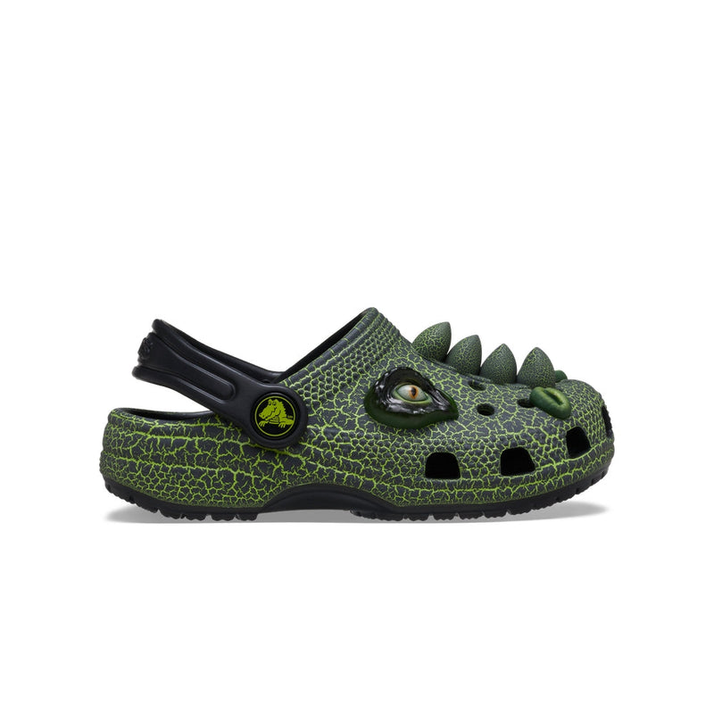 Toddlers' Classic Iam Scary Dino Clogs - Black