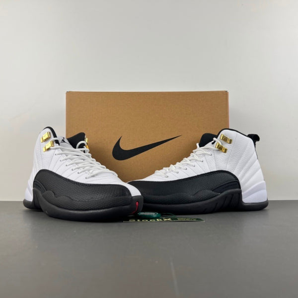 Retro Low Top Sneakers, White Black Gold Colorway, Lace Up Design, Casual Gift for Sneaker Fans