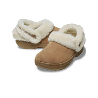 Classic Unfurgettable Vegan Suede Clogs - Sepia