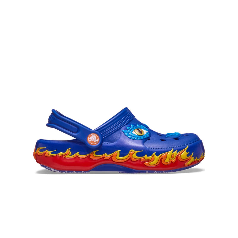 Kids' Iam Dragon Lights Classic Clogs - Blue Bolt