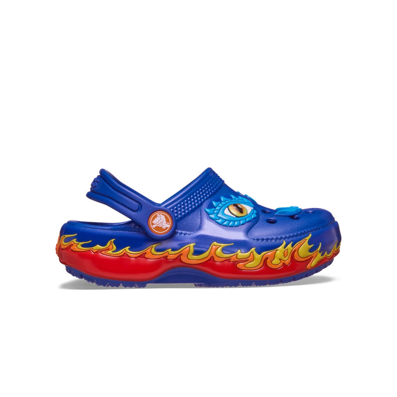 Toddlers' Iam Dragon Lights Classic Clogs - Blue Bolt