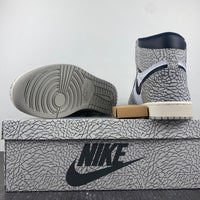 High Top Sneakers, Gray Colorway, Lace Up Design, Casual Gift for Sneaker Fans