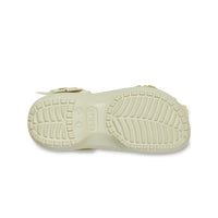 Platform Lace Floral Clogs - Bone