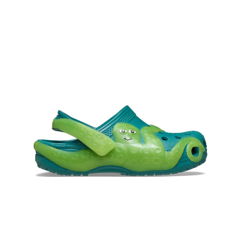 Toddlers' Classic Iam Color Change Octopus Clogs - Green