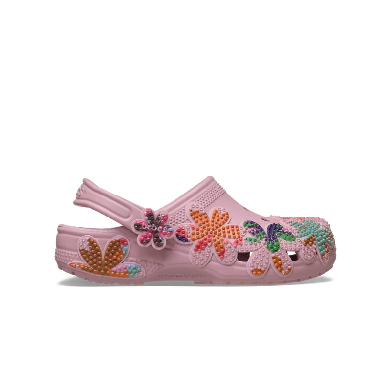 Classic Retro Summer Clogs - Mauve