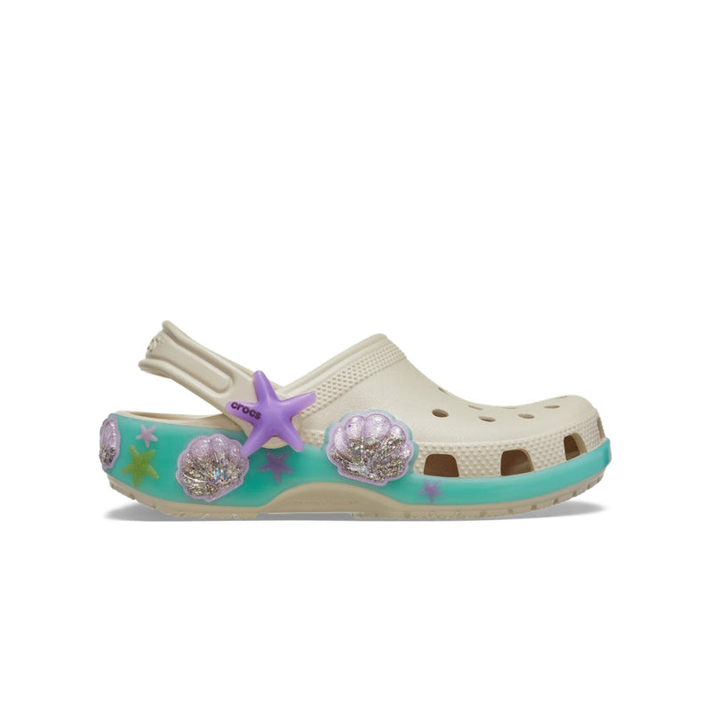 Kids' Classic Sea Sparkle Shaker Clogs - Frappé