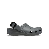 Classic Enamel Buckle Clogs - Carbon