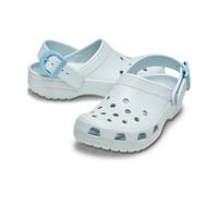 Classic Enamel Buckle Clogs - Vapor Ice