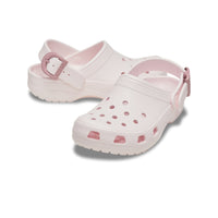 Classic Enamel Buckle Clogs - Bubble Ice