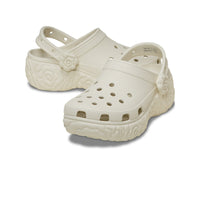 Classic Platform Bloom Clogs - Summit White