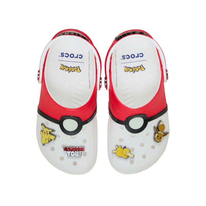 Kids' Clasic Pokémon Poké Ball Clogs - Multi Color