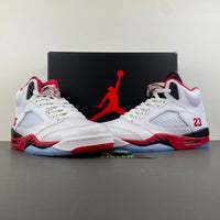 High Top Sneakers, White Black Red Colorway, Lace Up Design, Casual Gift for Sneaker Fans