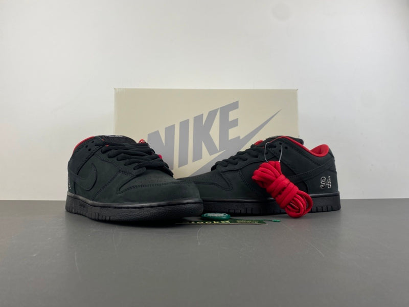 Low Top Sneakers, Black Red Colorway, Lace Up Design, Casual Gift for Sneaker Fans