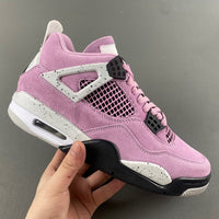 Low Top Sneakers, Pink Colorway, Leather Footwear, Lace Up Design, Casual Gift for Sneaker Fans