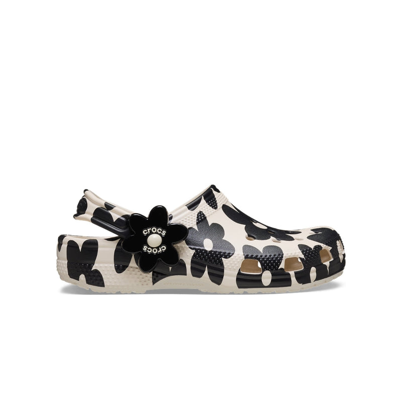 Kids' Classic Pop Petals Clogs - Summit White / Black
