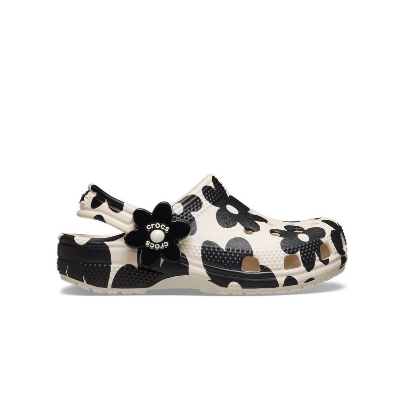 Toddlers' Classic Pop Petals Clogs - Summit White / Black