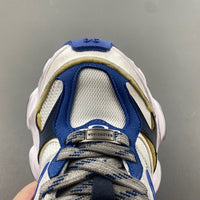 Low Top Sneakers, Royal Blue White Black Colorway, Lace Up Design, Casual Gift for Sneaker Fans