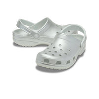 Kids' Classic Tinted Metallic Clogs - Silver