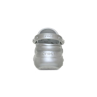 Bae Bedazzled Bows Clogs - Silver